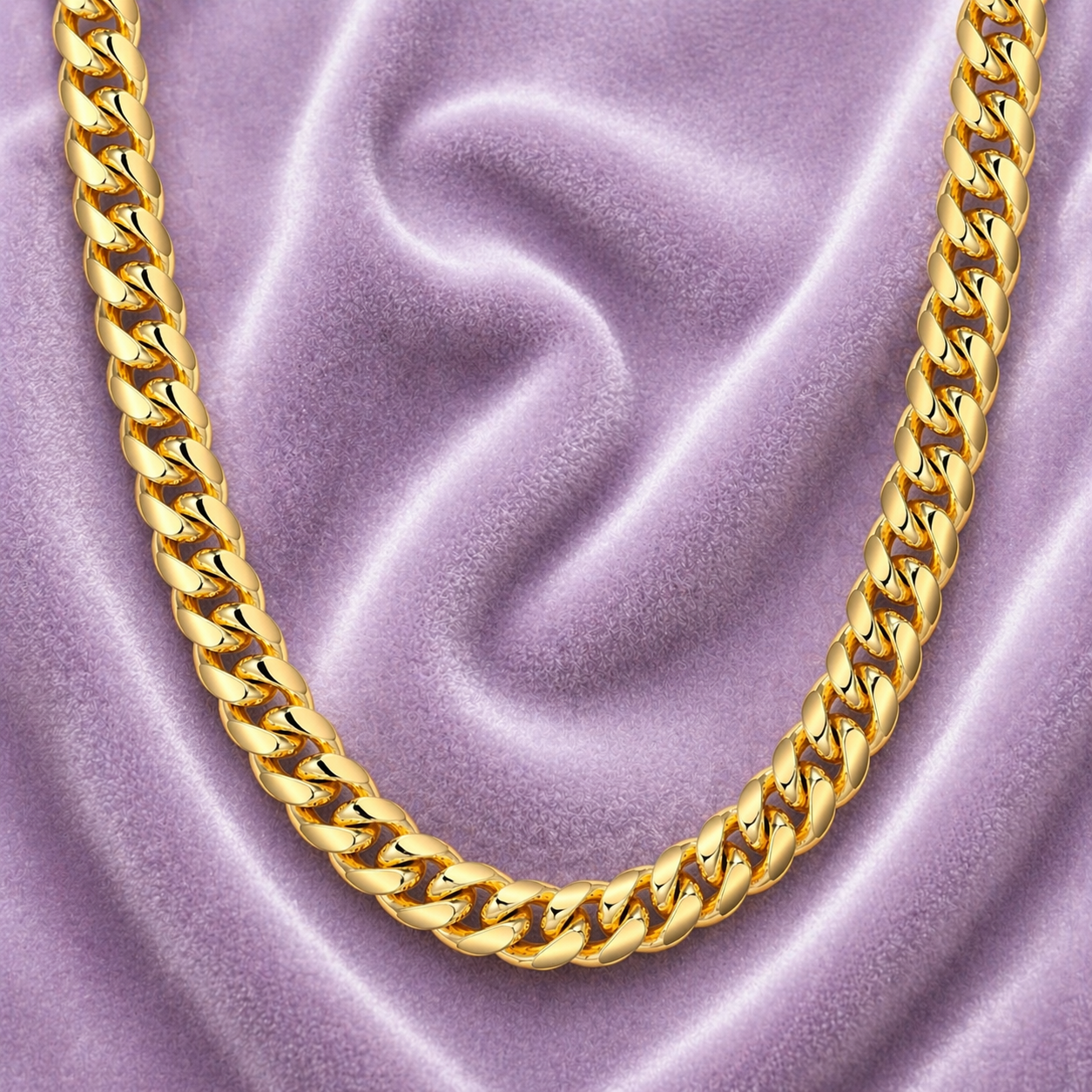 CUBAN LINK CHAIN 6MM 18K GOLD