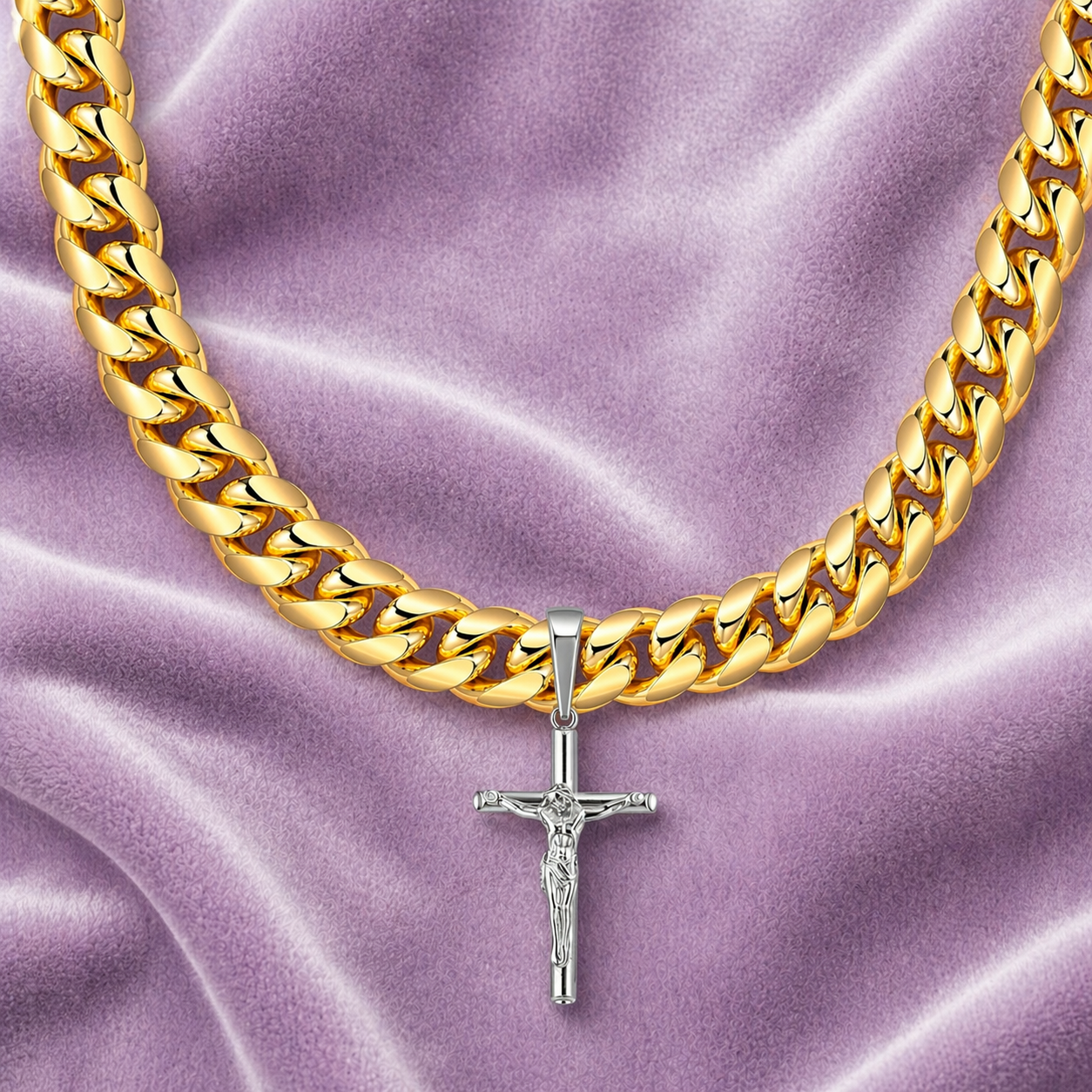 CUBAN LINK CHAIN 6MM 18K GOLD
