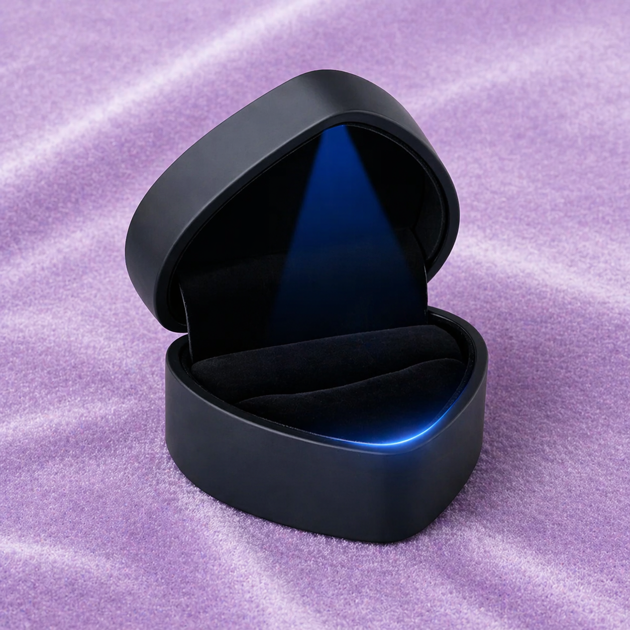 LED HEART BOX RING/EARRING