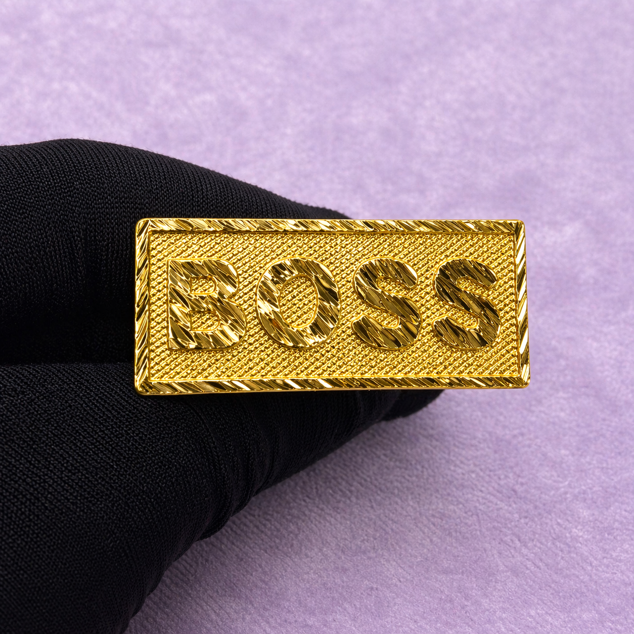 DOUBLE RING GOLD RING BOSS STYLE