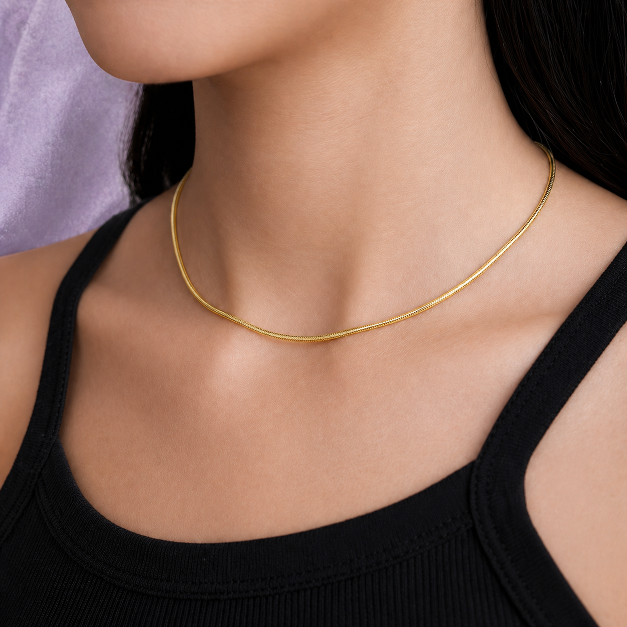 SNAKE CHAIN 18K GOLD