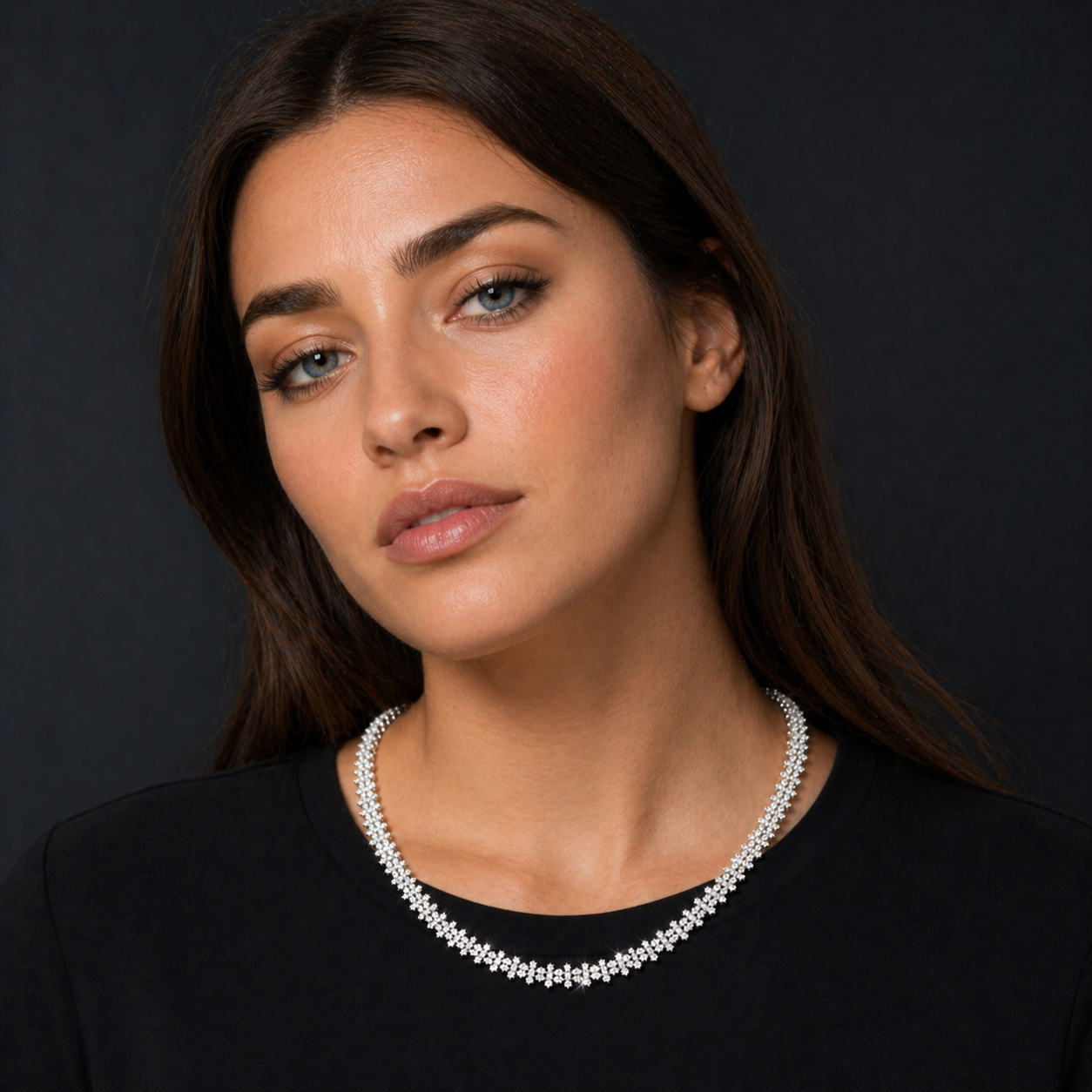 925 SILVER CROSS CHAIN VVS1 MOISSANITE