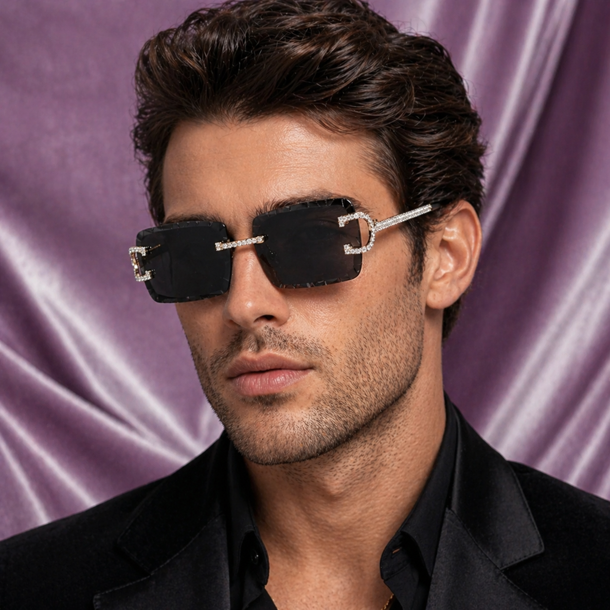 BLACK DIAMOND SIMULANT GLASSES