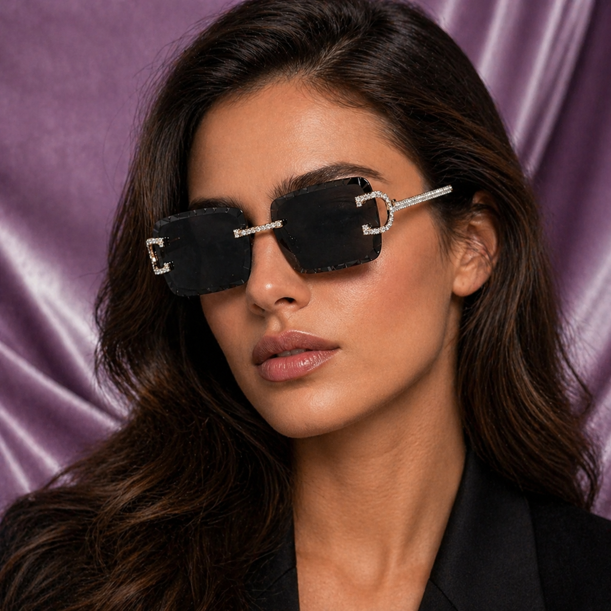 BLACK DIAMOND SIMULANT GLASSES