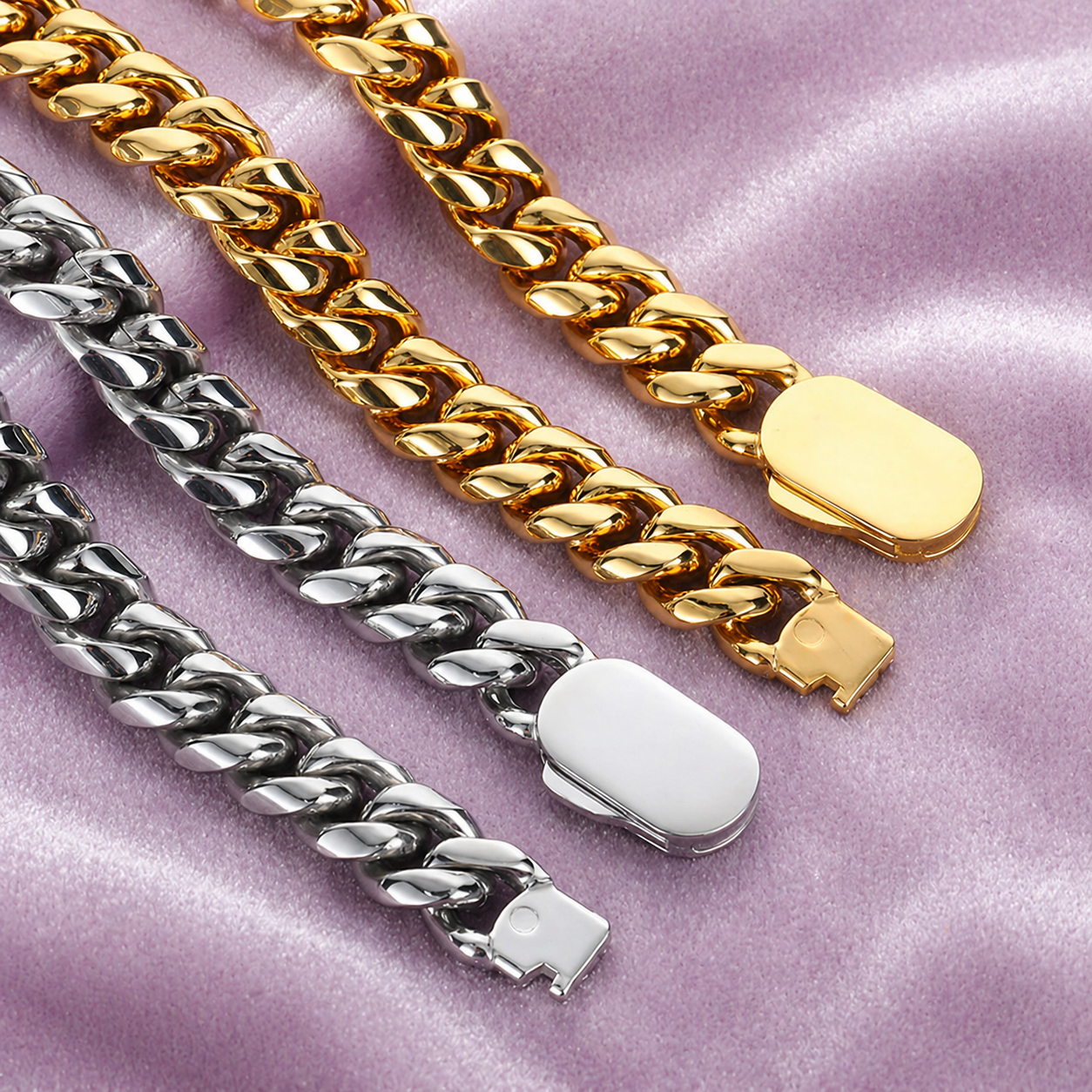 12MM CUBAN CHAIN 18K GOLD ALL SIZES