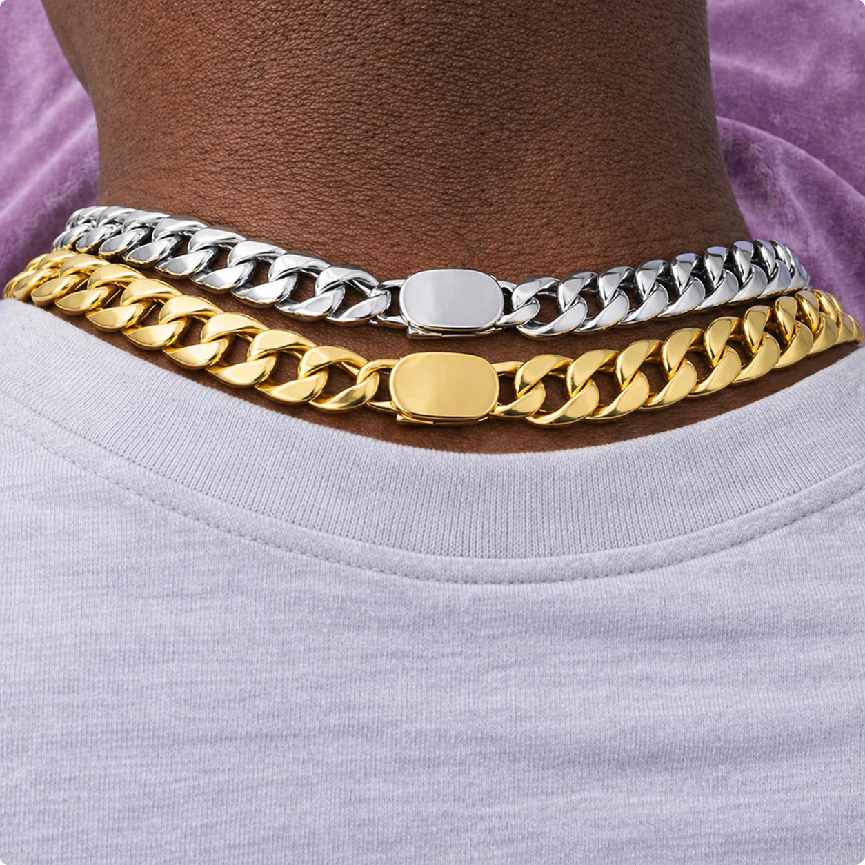 12MM CUBAN CHAIN 18K GOLD ALL SIZES