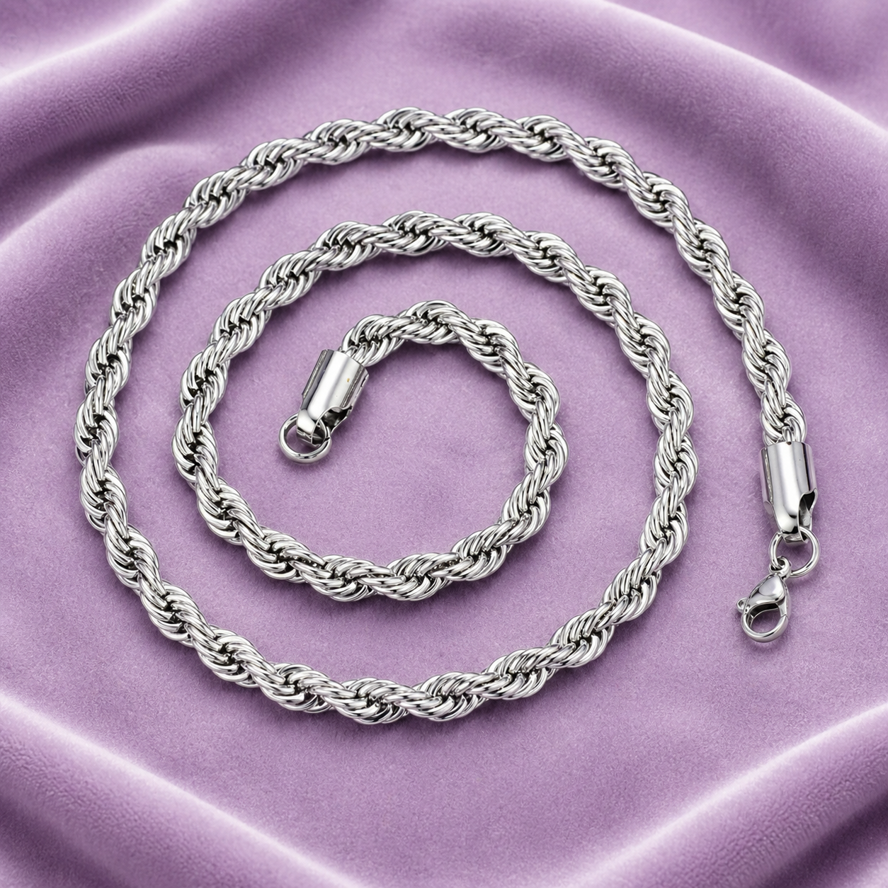 5MM 18K GOLD ROPE CHAIN ALL SIZES